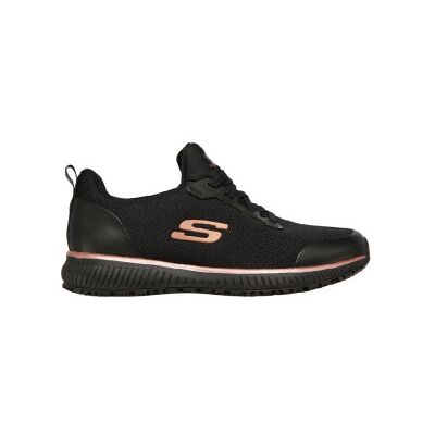 Skechers per donna. 77222EC Sneakers antiscivolo da lavoro nere (36), Nero, Basso, Stringhe, Casual, Sportivo Skechers per donna. 77222EC Sneakers antiscivolo da lavoro nere (36), Nero, Basso, Stringhe, Casual, Sportivo