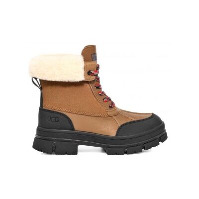 UGG per donna. 1130524 W Ashton Addiemarrn Stivali in pelle, neri (36), Marrone, Basso, 1 a 3 cm, Stringhe, Casual UGG per donna. 1130524 W Ashton Addiemarrn Stivali in pelle, neri (36), Marrone, Basso, 1 a 3 cm, Stringhe, Casual