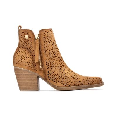 Xti per donna. 14503701-CAMEL Stivali 145037 marrone (37), Pelle, 3 a 5cm, Cerniera, Casual Xti per donna. 14503701-CAMEL Stivali 145037 marrone (37), Pelle, 3 a 5cm, Cerniera, Casual