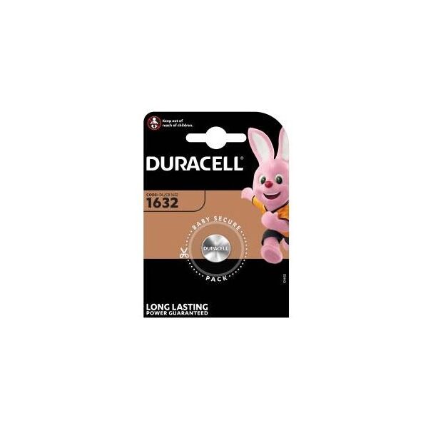 (1 confezione) duracell spec. batterie 1pz bottone dl1632