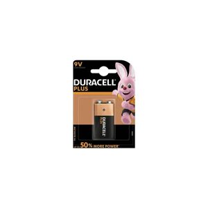(1 Confezione) Duracell Plus Batterie 1pz 9V Transistor 6LR61 MN1604