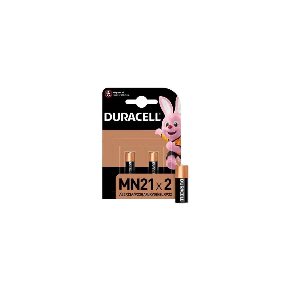 (1 Confezione) Duracell Spec. Batterie 2pz MN21 A23/23A/V23GA/LRV08/8LR932