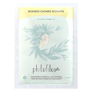 Phitofilos Tinta vegetale biondo chiaro dorato Arte D'Erbe, 100 g - Phitofilos