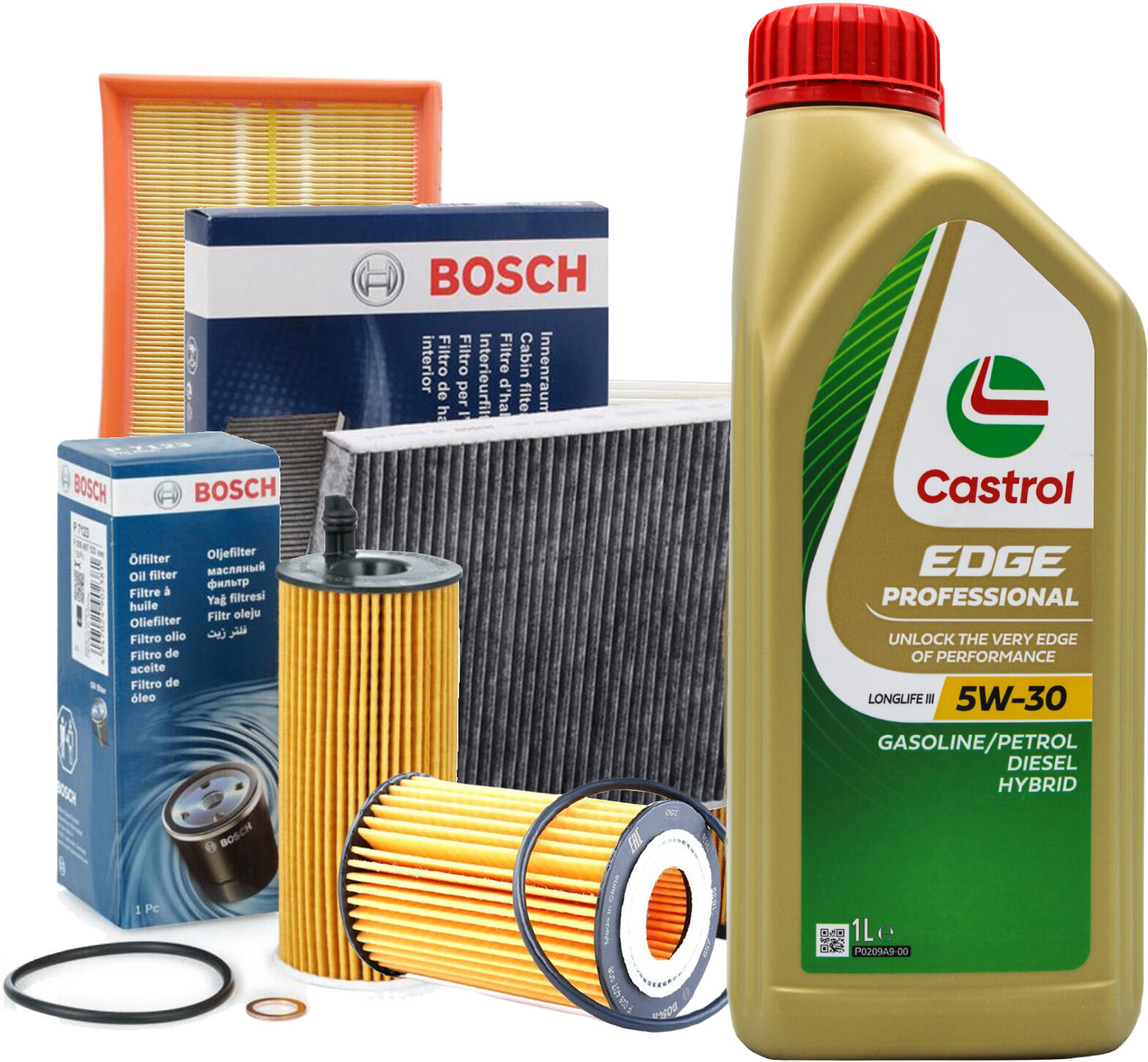 Bosch Kit Tagliando + Olio Motore Boscktb010+Ll035W30