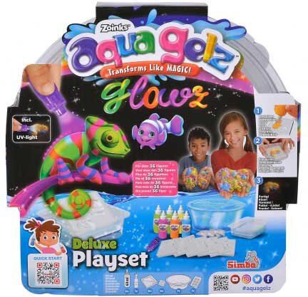 Aqua Gelz Deluxe Set Shines In The Dark Multicolor