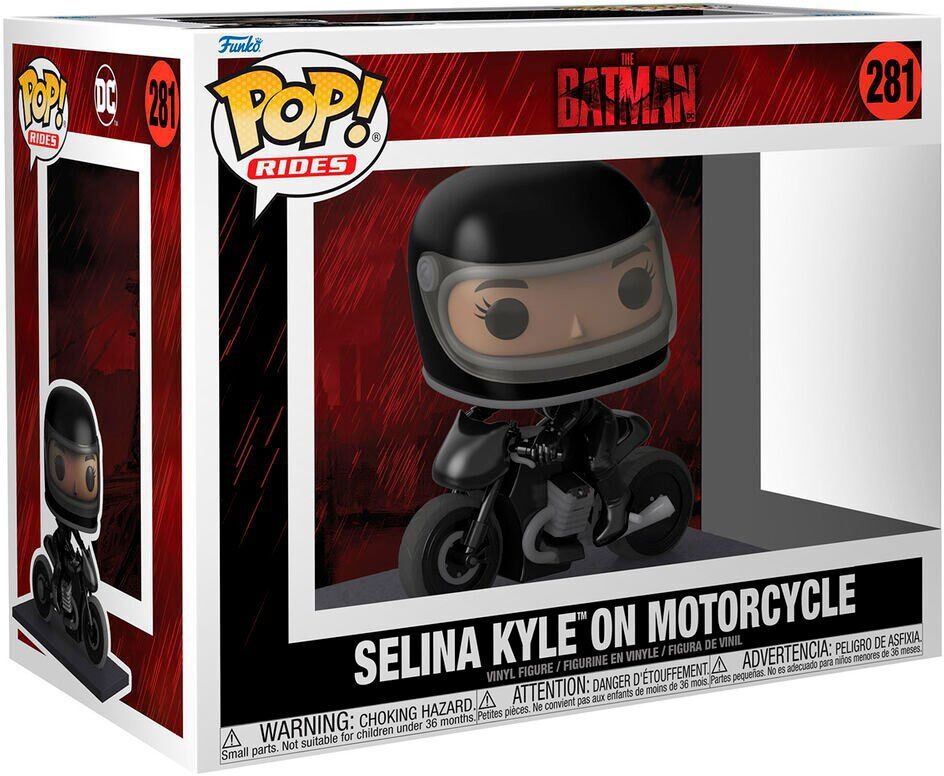 Funko Pop Movies Dc Comics The Batman Selina Kyle On Motorcycle Figure Multicolor