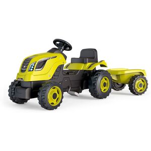 Smoby Farmer Xl Tractor With Trailer Giallo