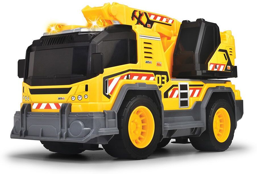 Dickie Toys Crane 30 Cm Light And Sound Truck Giallo