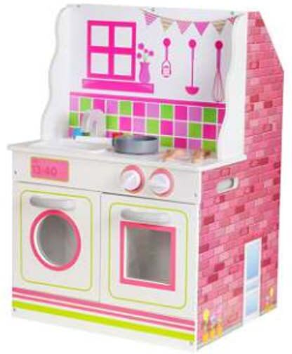 Outdoor Toys Estela Double Side 7.5x0x67.5 Cm Dollhouse And Kitchen Multicolor 7.5 x 0 x 67.5 cm