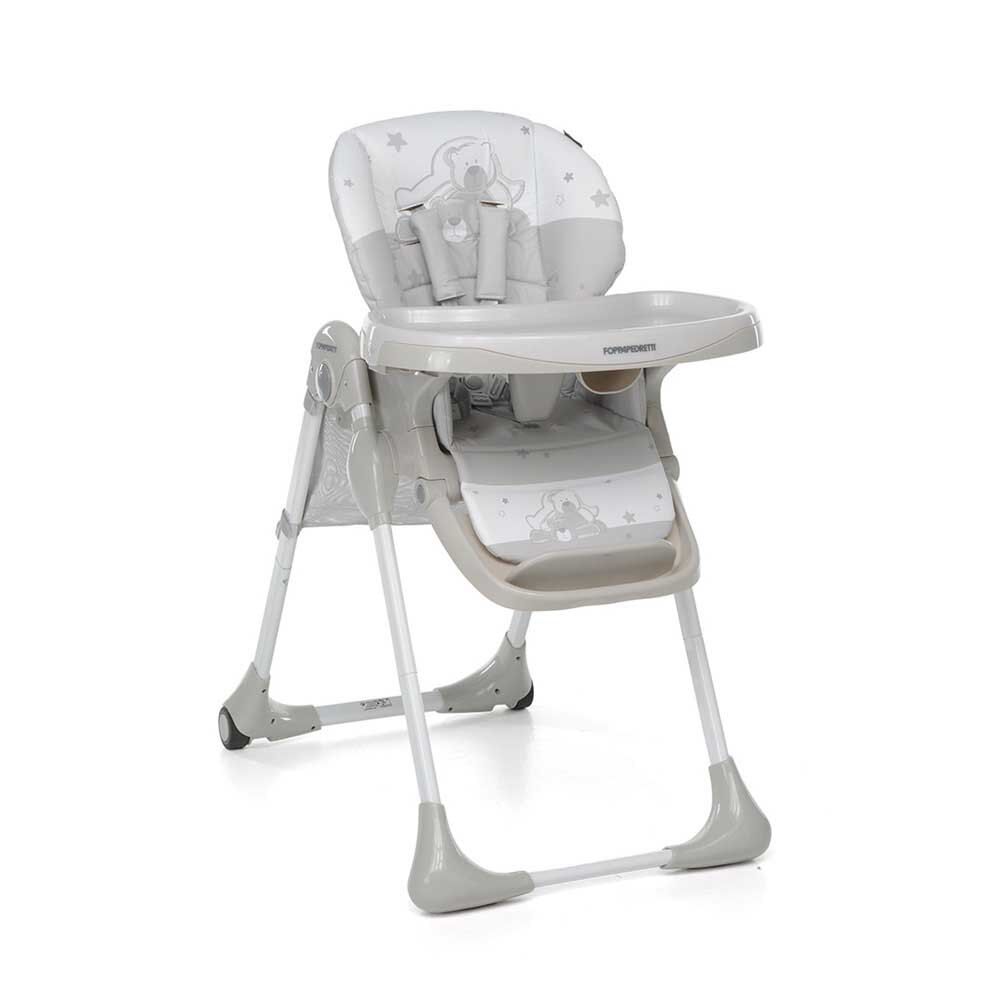 Foppapedretti Meeting Home Highchair Argento