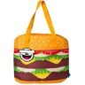 Bigmouth Inc Cheeseburger Cooler Bag Arancione 13.9 x 38 x 1.9 cm