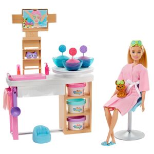 Barbie Spa Playset With Accesories Doll Multicolor