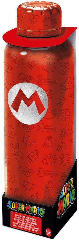 Stor Nintendo Super Mario Bros Stainless Steel 515ml Bottle Rosso