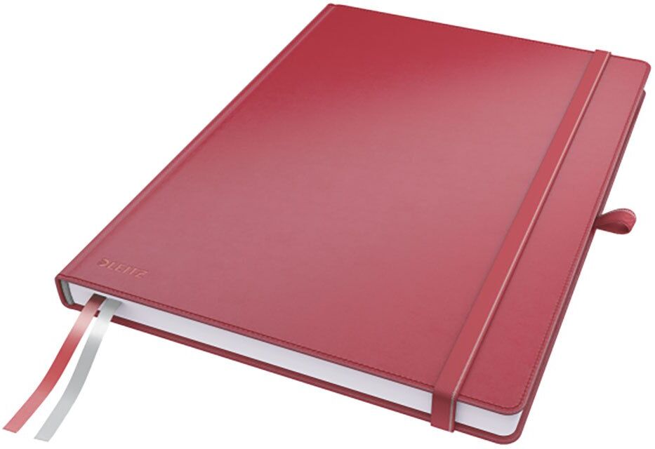 Leitz Complete 80 Squared Sheets 5 Din A Hardcover Notebook Rosso