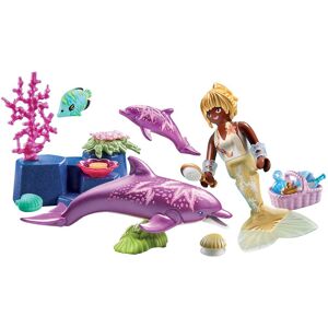 Playmobil Mermaid With Dolphins Construction Game Rosa