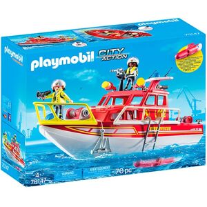 Playmobil Rescue Boat Construction Game Trasparente