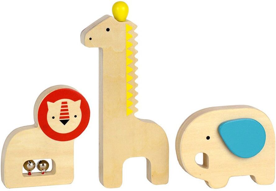 Petit Collage Musical Menagerie Wooden Instruments Oro