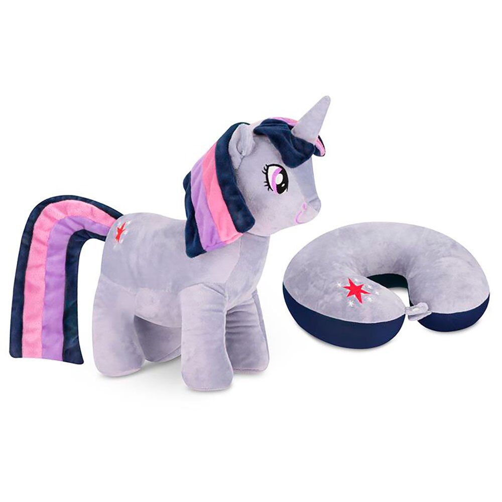 Spokey Sparkle 2in1 My Little Pony Travel Pillow Neck Multicolor