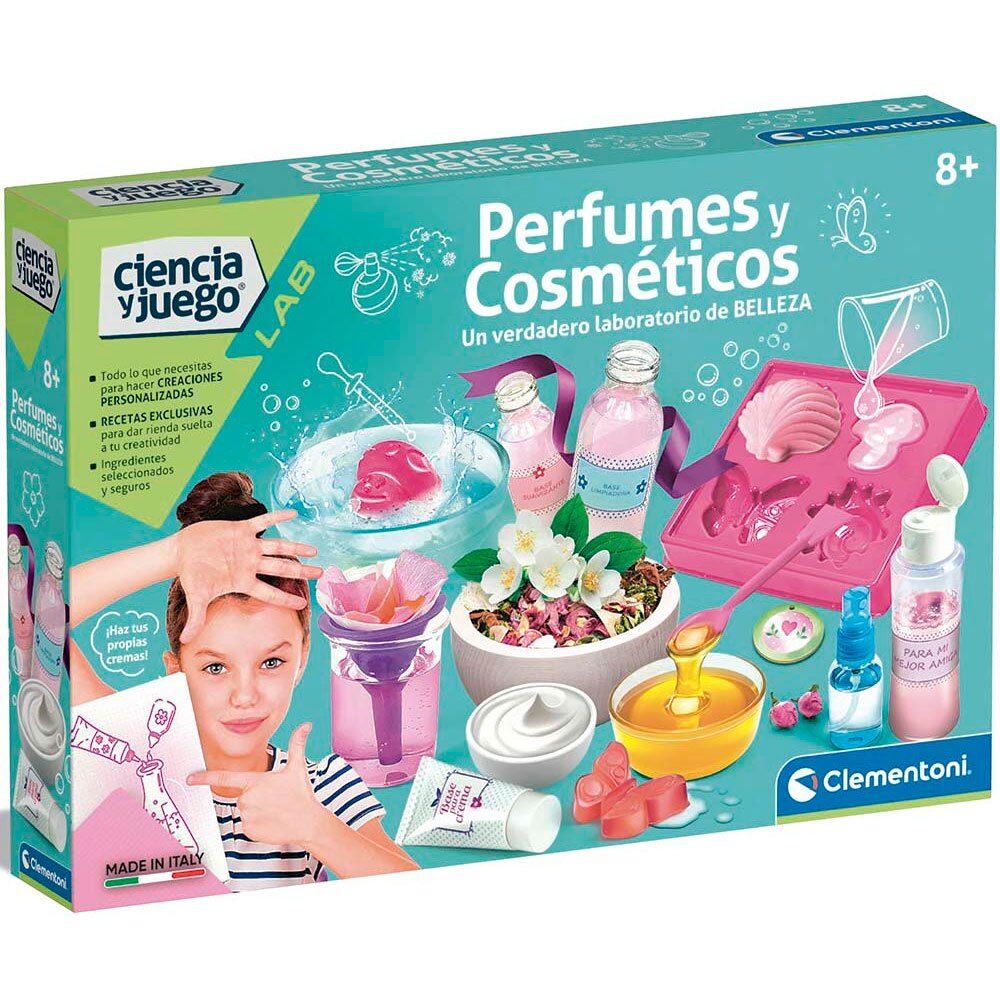Clementoni Science Laboratory Of Perfumes And Cosmetics Board Game Trasparente 8 Years