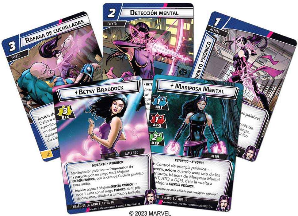 Fantasy Flight Games Psylocke Board Game Trasparente