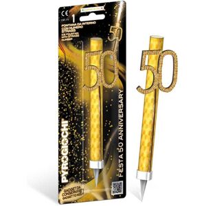 Candela Fontana Pirotecnica Per Torte Pyrogiochi Numero 50 Strass