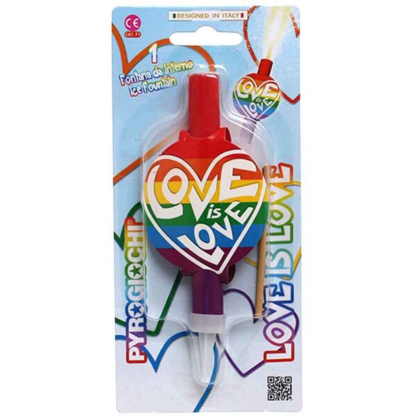 candela fontana pirotecnica per torte pyrogiochi love is love