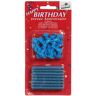 Florida 24 Candeline Compleanno Blu 6 Cm Trama A Spirale