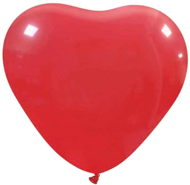 Rocca Fun Factory 100 Palloncini A Forma Di Cuore Lattice Rossi Medi 11&#039;&#039; 25 Cm