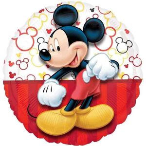 Graziano Palloncino Mylar Mickey Mouse Rosso E Bianco 17'' 43 Cm