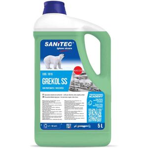 Grekol Ss Detergente Sgrassante Alcalino Non Profumato Sanitec 5 L