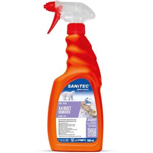 Smacchiatore X4 A Base Acida Per Macchie Di Ruggine Sanitec 500 Ml