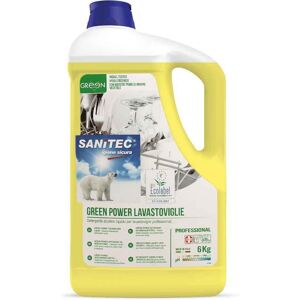 Stovil Green Power Detergente Ecologico Sanitec Tutte Le Durezze Dell'Acqua 5 L