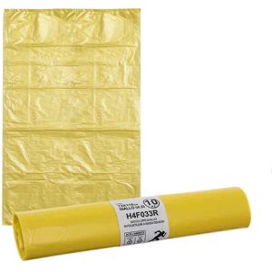 Bio Extrusion 10 Sacchi Immondizia Resistenti In Plastica Gialla 72 X 110 Cm