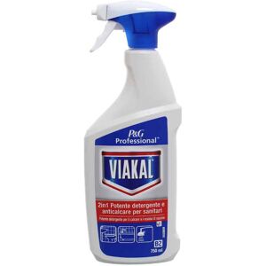 Viakal Spray Anticalcare 2in1 Per Sanitari P&G Professional 750 Ml