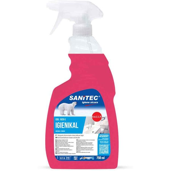 igienikal spray disincrostante per bagni profumato orchidea sanitec 750 ml