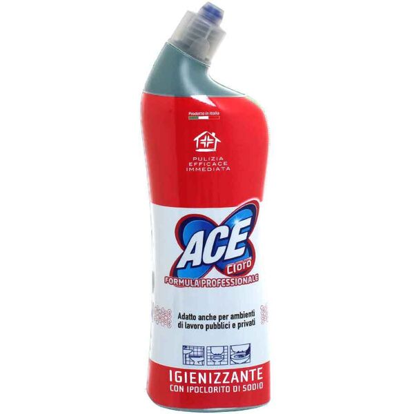 ace wc cloro detergente igienizzante professionale in gel per wc 750ml