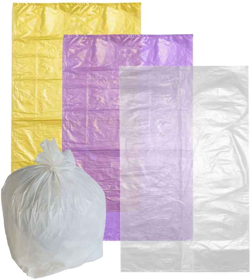 Bio Extrusion 20 Sacchetti Immondizia In Plastica Hdpe 55 X 65 Cm