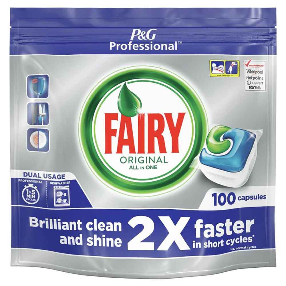 Fairy Original Pastiglie Per Lavastoviglie Professionali E Domestiche 100caps