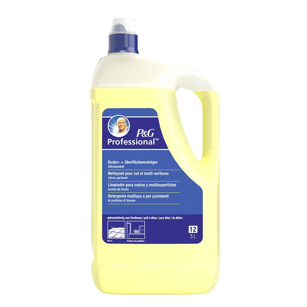 Mastro Lindo Detergente Superfici E Pavimenti Profumato Al Limone 5 L