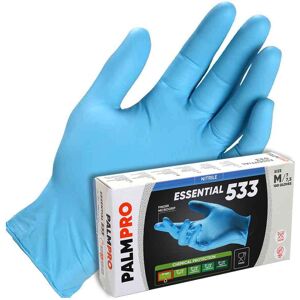 100 Guanti In Nitrile Azzurro Icoguanti Palmpro Essential 533