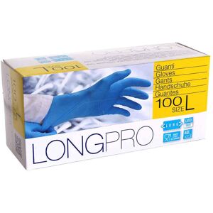 100 Guanti Nitrile Lunghi Icoguanti Long Pro Extra Resistenti L 8-8,5