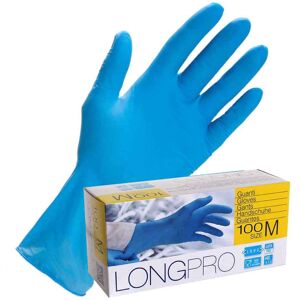 100 Guanti Nitrile Lunghi Icoguanti Long Pro Extra Resistenti