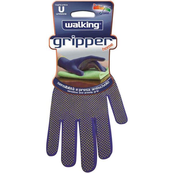 walking guanti antiscivolo elasticizzati gripper home taglia unica 9-10