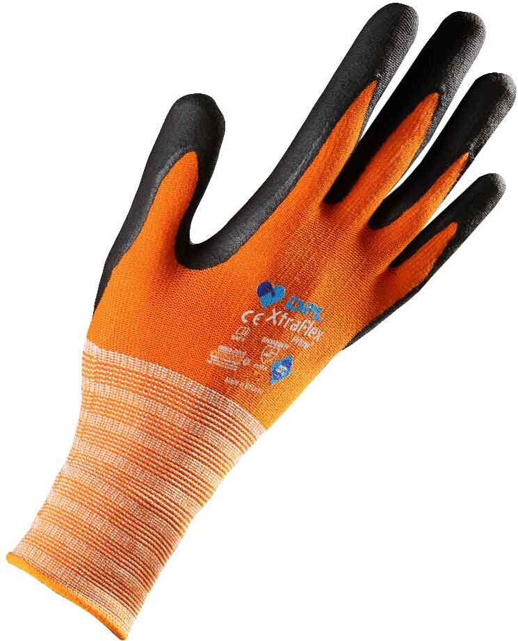 1 Paio Guanti Da Lavoro Riutilizzabili In Nylon Icoguanti Xtraflex Prime-Dot Xl 9