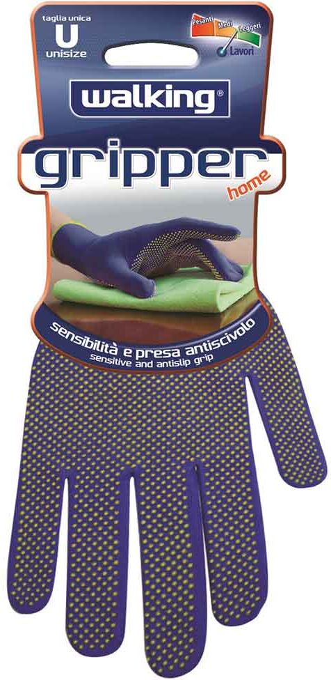 Walking Guanti Antiscivolo Elasticizzati Gripper Home Taglia Unica 9-10