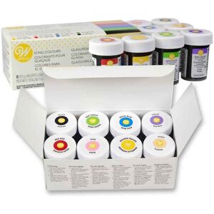 8 Coloranti In Gel Concentrato Per Alimenti Colori Assortiti 28 G Wilton