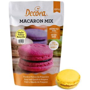 Preparato Macarons In Polvere Giallo 250 G Decora