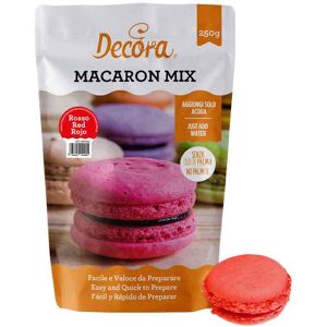 Preparato Macarons In Polvere Rosso 250 G Decora