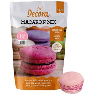 Preparato Macarons In Polvere Rosa 250 G Decora