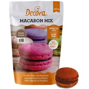 Preparato Macarons In Polvere Marrone Cacao 250 G Decora